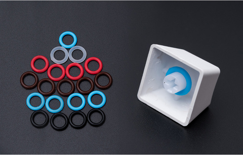 104pcs/pack Silent Ring Rubber Band Noise Reduction Shock Absorbing Silicone ring for Keycap Mechanical Gaming Keyboard ► Photo 1/3
