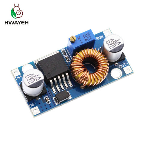 1PC    5A Max DC-DC XL4005 Step Down Adjustable Power Supply Module LED Lithium Charger board ► Photo 1/5