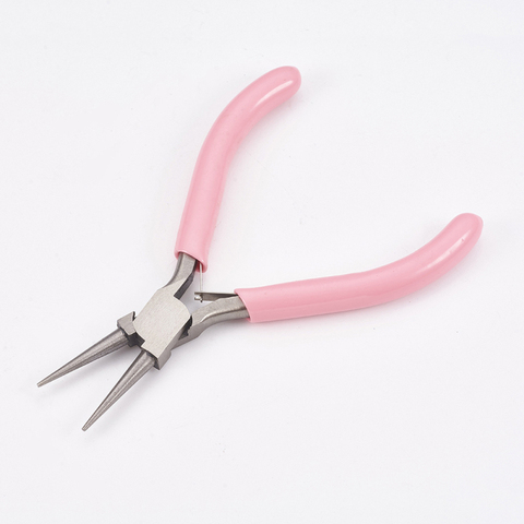 Jewelry Pliers Carbon Steel Round Nose Pliers Hand Tools Polishing Jewelry Making Tools 12x7.6x0.9cm ► Photo 1/6