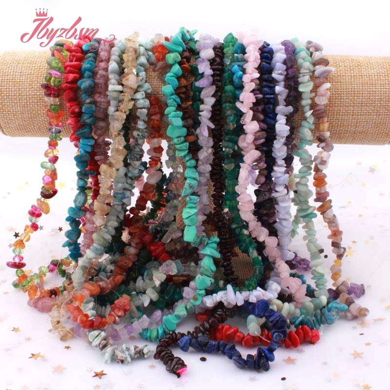 Natural Multicolor Fluorite Irregular Freeform Gemstone Beads Necklace 16-50''