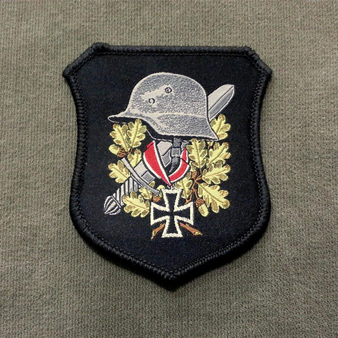 German Helmet Woven Patch ► Photo 1/4