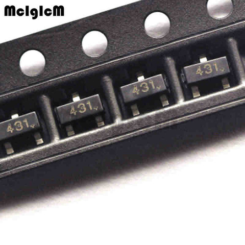 MCIGICM 50pcs tl431 smd sot-23 tl431a sot23 transistor ► Photo 1/6