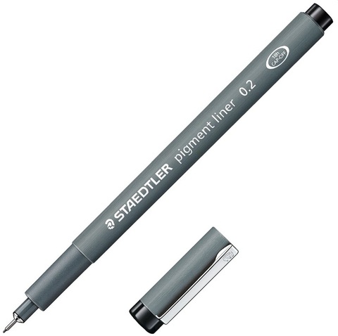 Black Fine Tip Inking Pens For Drawing Archival Ink Pen Fineliner