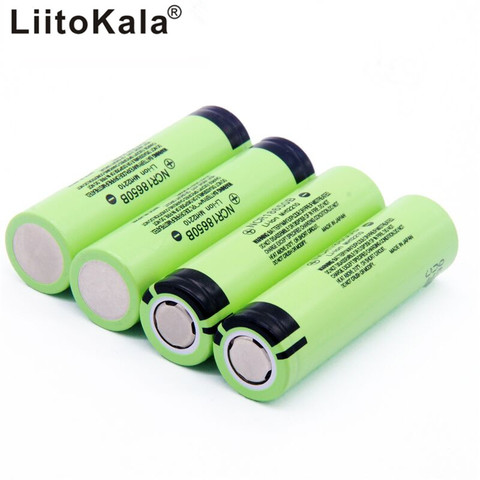 100% New Original NCR18650B 3.7v 3400mah 18650 Lithium Batteries Rechargeable Battery For Flashlight ► Photo 1/6