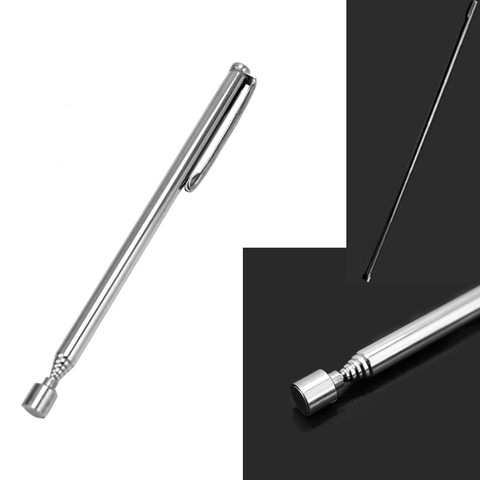 1PC Portable Telescopic Magnet Magnetic Pen Pick Up Nuts and Bolts Promotion Handheld Tools Adjustable Length Silver Tone ► Photo 1/5