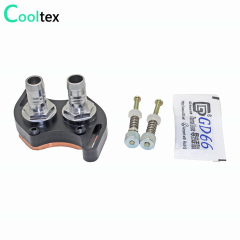 2022 new North and South bridge Water cooling watercooled Block cooler diagonal hole spacing 43mm-58mm with mounting screws ► Photo 1/6