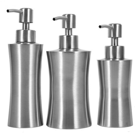 220/250/400mL Stainless Steel Liquid Soap Dispenser Bathroom Soap Container Pump Lotion Dispenser Bottle Hand Sanitizer Holder ► Photo 1/6