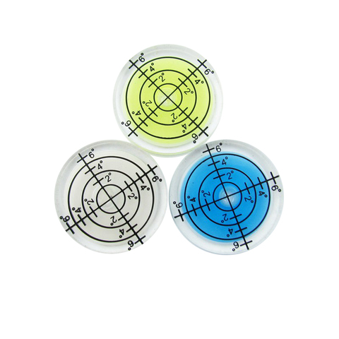 Best Selling!! 32*7MM White Green Blue Color Bullseye Bubble level Round Level Bubble Accessories for measuring instrument ► Photo 1/6