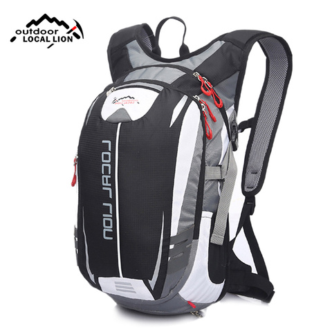 LOCALLION 18L Mountain Bike Backpack Male Black White Patchwork Reflective Cycling Backpacks for Teenage Girls Rucksack XA27WD ► Photo 1/1