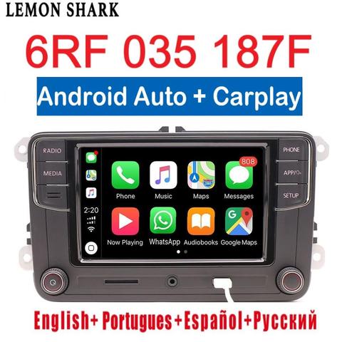NONAME 6RF 035 187F  RCD330 Plus Android Auto Carplay R340G RCD 330 RCD330G Carplay  For VW Tiguan Golf 5 6 MK5 MK6 Passat Polo ► Photo 1/5