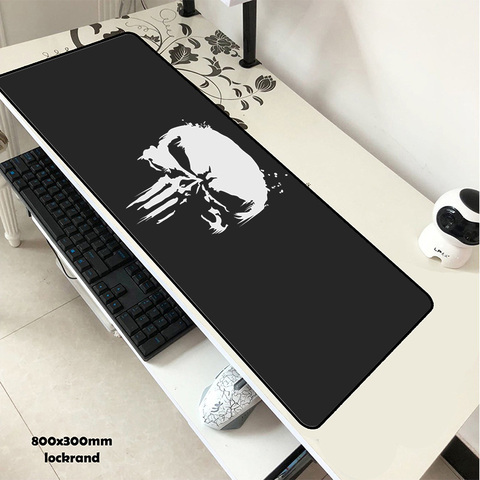 Punisher pad mouse anime computer gamer mause pad 800x300x2mm padmouse New arrival mousepad ergonomic gadget office desk mat ► Photo 1/5