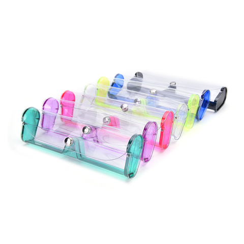 Eyewear Case PVC Glasses Box Transparent Reading Glasses Case Plastic Eyeglass Case For Myopic Lens Multicolour ► Photo 1/5