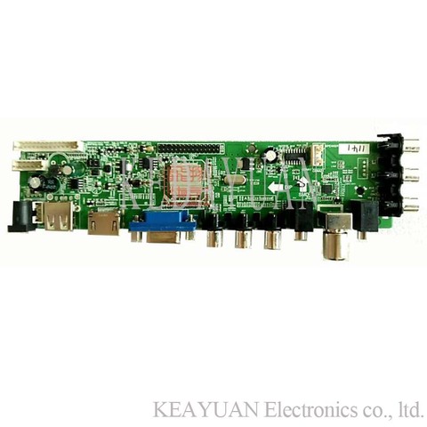 free shipping  DS.D3663LUA.A81 DVB-T2 Digital TV drive board. ► Photo 1/1