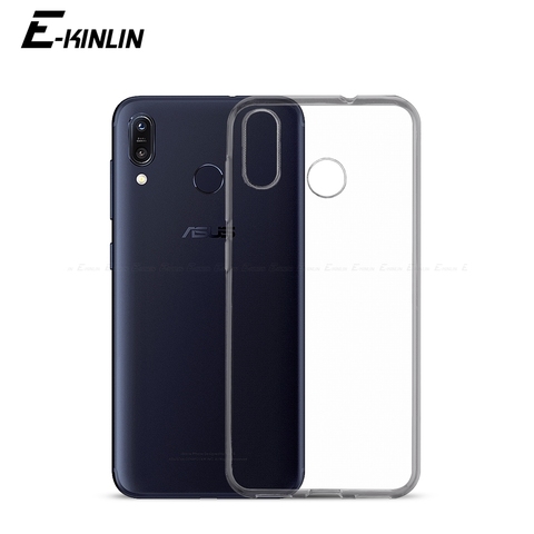 Ultra Thin Clear Soft TPU Case For Asus ZenFone Max Plus Pro Shot M1 M2 ZB570TL ZB555KL ZB602KL ZB633KL ZB634KL Back Phone Cover ► Photo 1/6