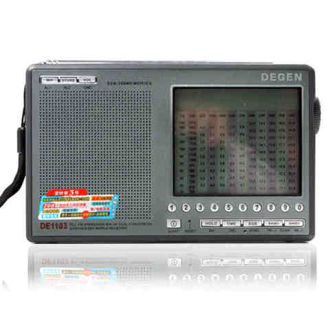 Original Degen DE1103 DSP Radio FM SW MW LW SSB Digital World Receiver & External Antenna Radio FM ► Photo 1/5