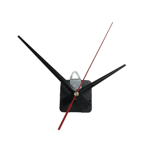 1 Set Silent large wall Quartz Clock Movement Mechanism Thread Axis 28mm Black Hands Repair Tool Parts Kit DIY Set With Hook ► Photo 1/6