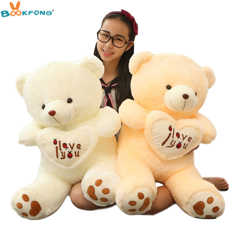 50cm Giant large  teddy bear soft plush toy I Love You Valentine gift 