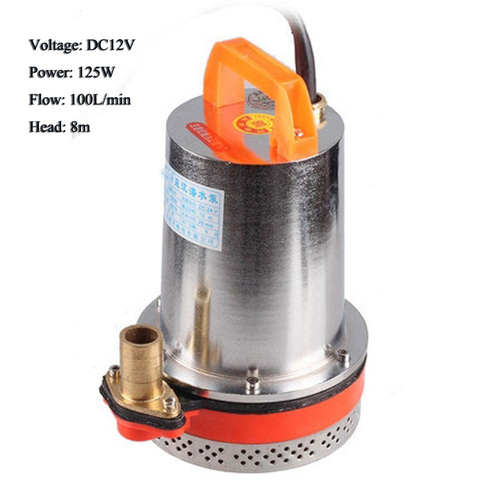 12v 24v dc electric submersible pump for pumping d 12v 24v 48v 60v mini water pump dc stainless steel dc mini pump for garden ► Photo 1/1