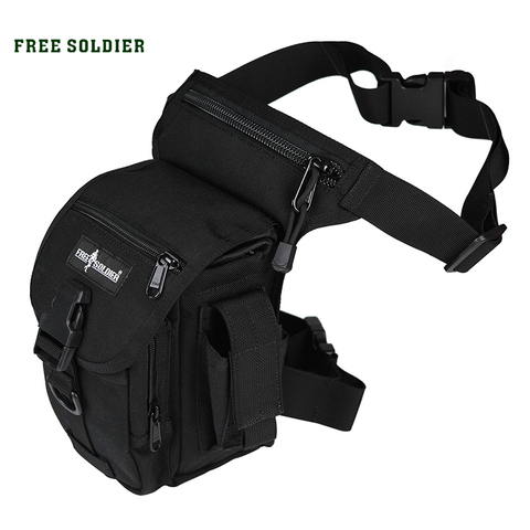 FREE SOLDIER Outdoor Sports 1000D Nylon Tactical Leg Bag Waist Leg Bag For Camping Hiking Climbing Men's Military Waist Pack ► Photo 1/6
