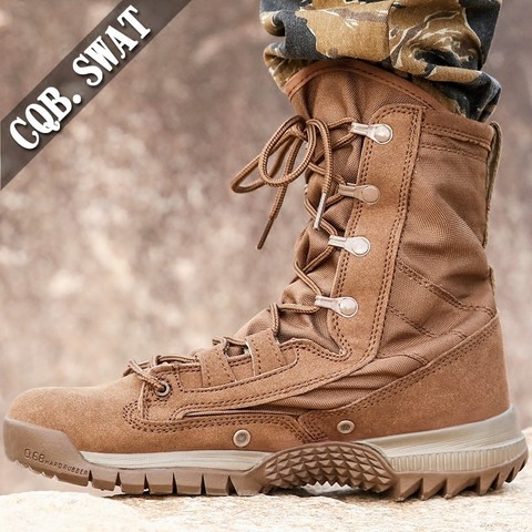 Winter breathable super light 07 combat boots men's high-top military tactical Marine Martin military men's Marine boots ► Photo 1/5