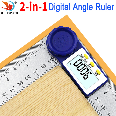 0-200mm 8'' Digital Meter Angle Inclinometer Angle Digital Ruler Electron Goniometer Protractor Angle finder Measuring Tool ► Photo 1/6