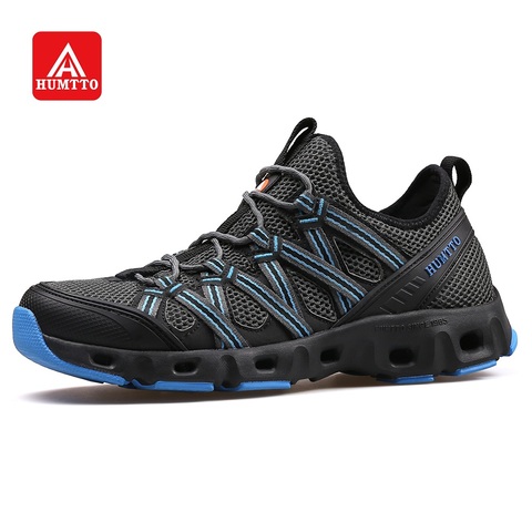 HUMTTO Aqua Shoes Men's Breathable Quick-drying Outdoor Climbing Trekking Sports Creek Shoes Sole Drainage Sneaker ► Photo 1/6