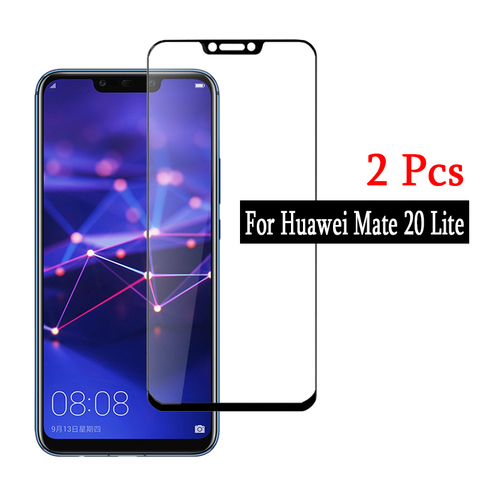 2pcs For Huawei Mate 20 Lite Tempered Glass  Full Cover Safety Protective Glass For Huawei Mate 20 Mate20 Lite Light Huawey ► Photo 1/6