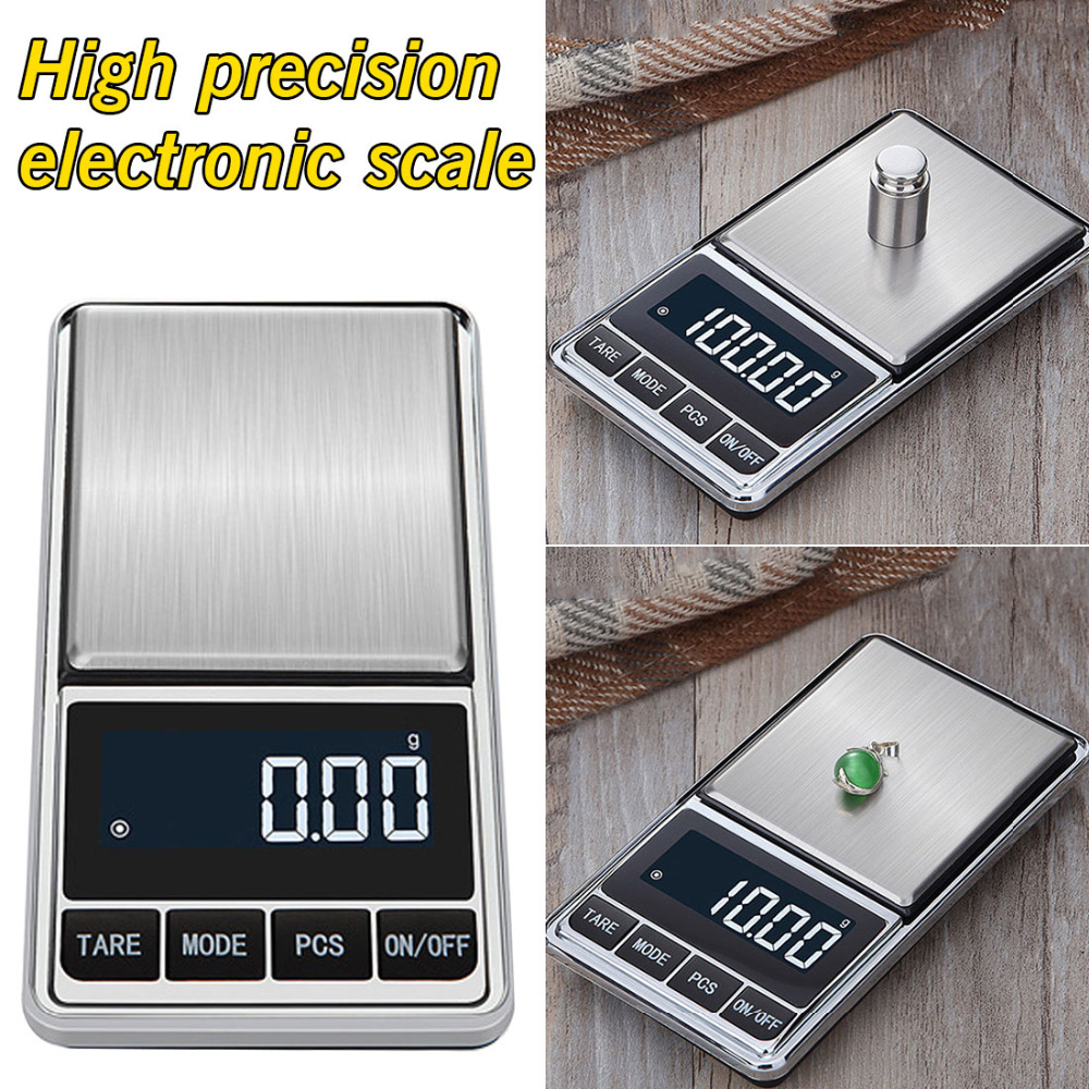 Gold Silver Scale Jewelry Pocket Digital Scale 0.01g Mini Electronic Scale DE 