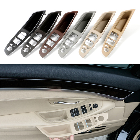 Original Left Hand Drive LHD For BMW 5 series F10 F11 Gray Beige Black Car Interior Inner Door Handle Panel Pull Trim Cover ► Photo 1/6