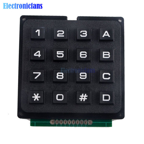 4 x 4 Matrix Array 16 Keys 4*4 Switch Keypad Keyboard Module for Arduino ► Photo 1/4