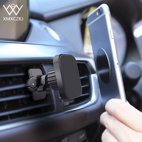 XMXCZKJ Universal Twist-Lock Air Vent Magnetic Car Mount Holder for Iphone 11 Magnetic Phone Car Mount for Xiaomi Holder in car ► Photo 1/6