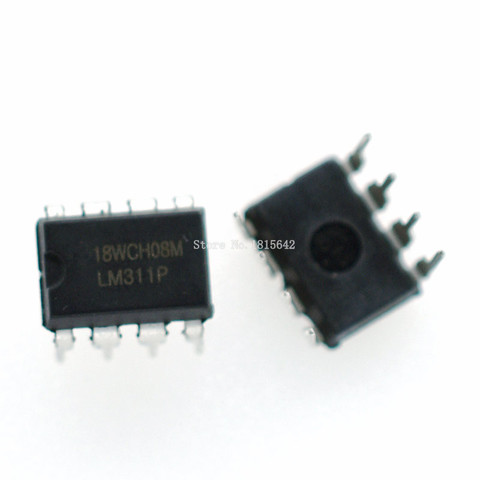 10PCS/LOT LM311P DIP8 LM311 DIP DIFFERENTIAL COMPARATORS WITH STROBES IC ► Photo 1/1