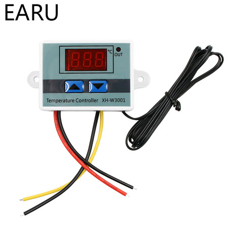 XH-W3001 10A Digital Temperature Controller 12V, 24V, 220V Quality thermal regulator Thermocouple thermostat with LCD display ► Photo 1/6