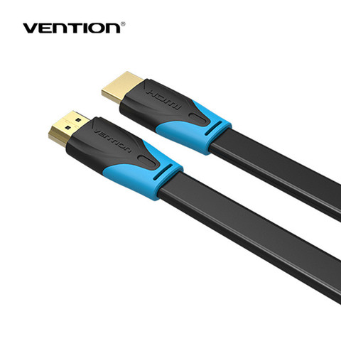 Vention HDMI to HDMI Cable Flat HDMI2.0 Cable Male to Male 4K*2K 18Gbps Supports Ethernet, 3D, 4K Video for HDTV PS3/4 1m2m3m10m ► Photo 1/6