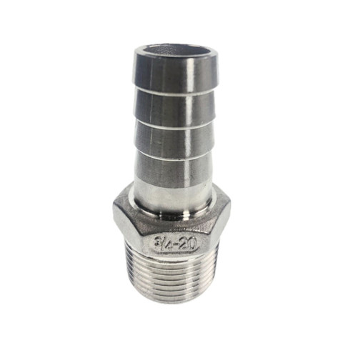 BSP Male Straight Hose Barb Joint Pipe Connection 304 Stainless Steel Connector Fittings ► Photo 1/4