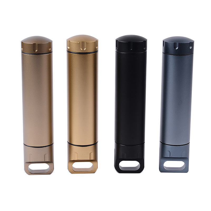 Waterproof Storage Outdoor Capsule Seal Container Pill Holder Box Cylinder 