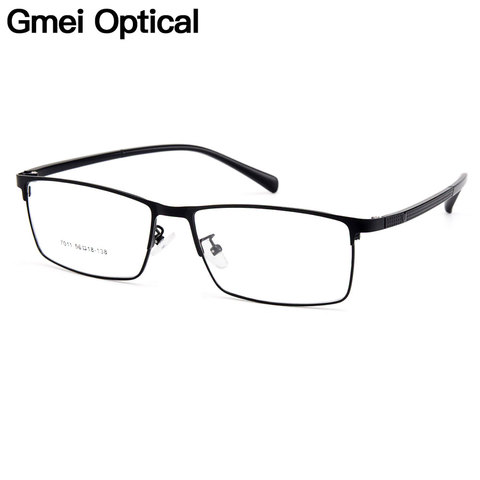 Gmei Optical Men Titanium Alloy Eyeglasses Frames for Men Eyewear Flexible Temples Legs IP Electroplating Alloy Spectacles Y7011 ► Photo 1/6