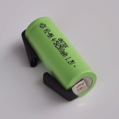 5-10PCS 1.2V ni-mh rechargeable 4/5A battery 2500mah 17430 4/5 A cell with welding tabs for Braun Oral-B electric toothbrush ► Photo 1/2