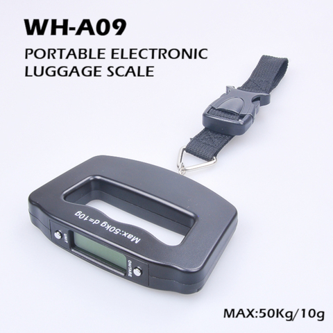 ESPLB Mini Portable Hanging Hand Held Luggage Digital Scale 50kgx10g Travel LCD Electronic Strap Weighing Digital Scales ► Photo 1/1