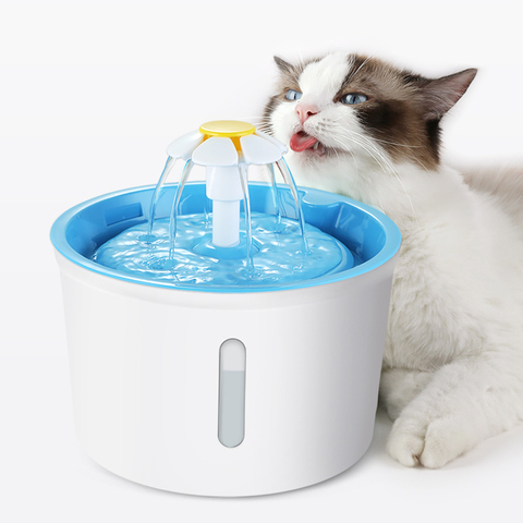 2.4L LED Electric Automatic Cat Dog Water Fountain USB Dog Pet Mute Drinker Feeder Bowl Pet Fountain Drinking Water Dispenser ► Photo 1/6
