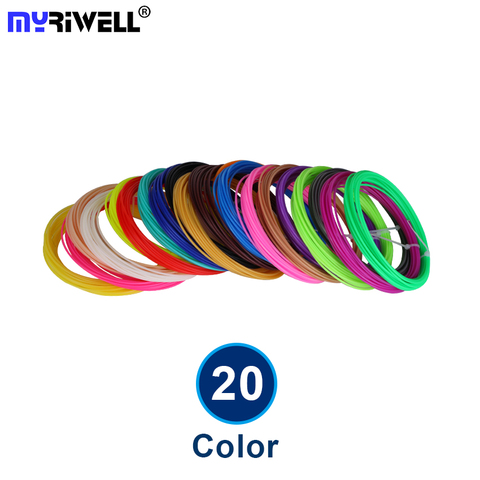 20 Color or 10 Color/Set 3D Pen Filament ABS/PLA 1.75mm Plastic Rubber Printing Material For 3D Printer Filament ► Photo 1/4