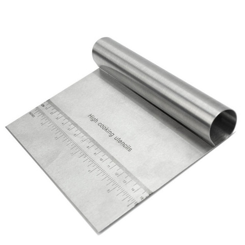 1pc Stainless Steel Dough & Pastry Scraper, Chopper, Divider