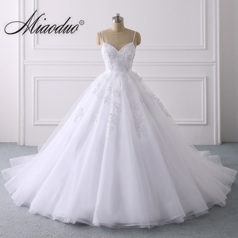 Summer Lace Wedding Dress 2022 Spaghetti Straps Plus Size Bridal Dress Simple Vestidos de Noiva свадебные платья for Women ► Photo 1/6