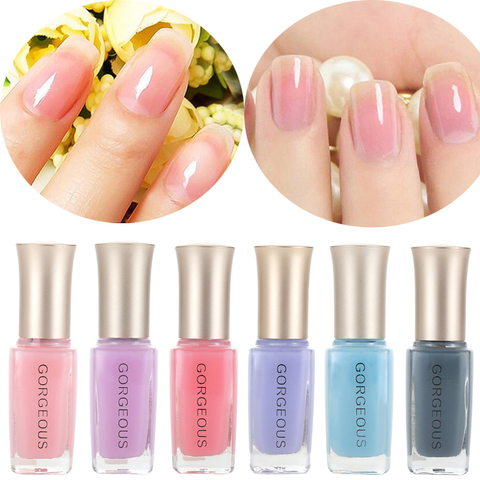 New Nail Polish Candy Nude Color Quick-drying Translucent Jelly Nail Polish 10ML Environmental Protection Lasting Unpeelable ► Photo 1/6