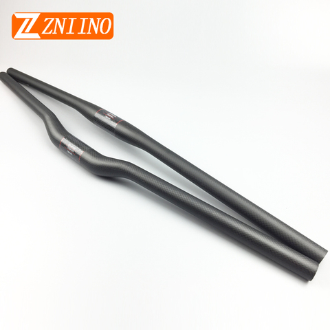 Newest NO LOGO Mountain bike 3K full carbon Horizontal handlebar carbon bicycle One-shaped/Swallow-shaped handlebar MTB parts ► Photo 1/6