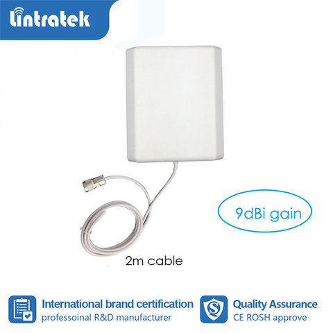 Lintratek 9dBi GSM 2G 3G 4G Internal Panel Antenna Indoor Antenna GSM UMTS LTE For Mobile Signal Booster Repeater Amplifier s6 ► Photo 1/4