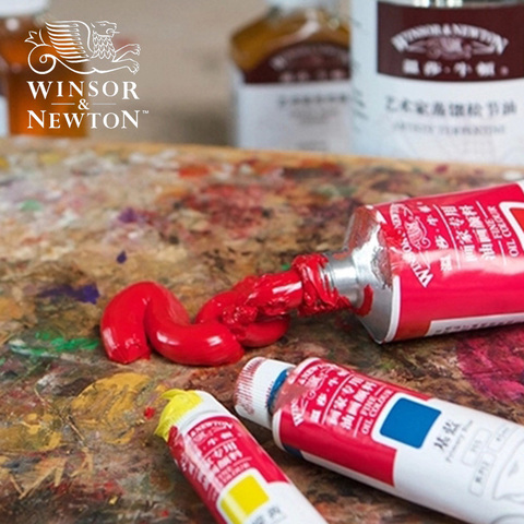 Winsor Newton Fine Oil Color Paints 45ml for Professional Artist Titanium White Metallic Silver Gold ► Photo 1/4