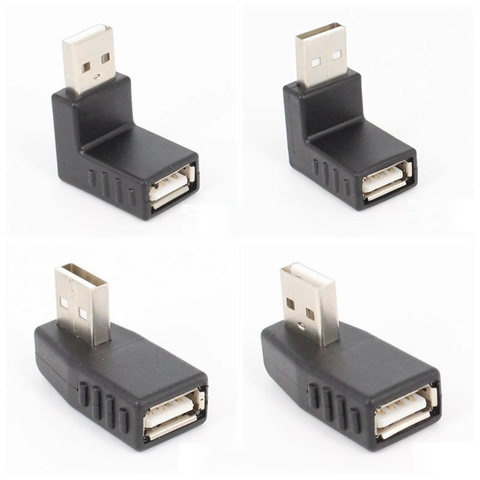 Left/right/below/above angle 90 degree USB 2.0 A Male Female Adapter Connecter for Laptop PC Durability and Stable Performance ► Photo 1/5