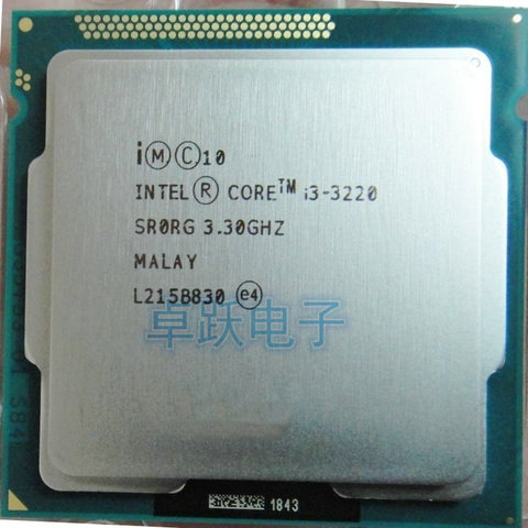 Free shipping original Intel Core i3-3220 i Processor 3M Cache, 3.30 GHz LGA1155 Desktop i3 3220 CPU ► Photo 1/1
