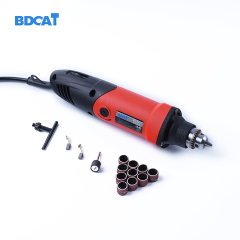 bdcat 220V 400W Electric Dremel Variable Speed Rotary Tool Mini Drill with 10pcs 80 Grit Sanding Bands Dremel Rotary Tool ► Photo 1/4